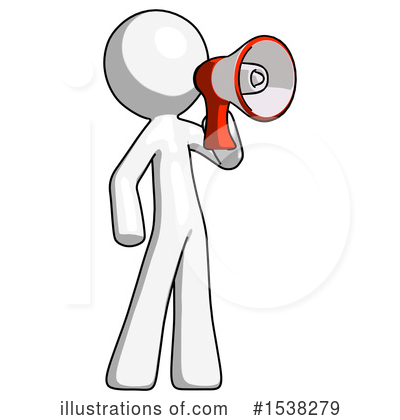 Royalty-Free (RF) White Design Mascot Clipart Illustration by Leo Blanchette - Stock Sample #1538279