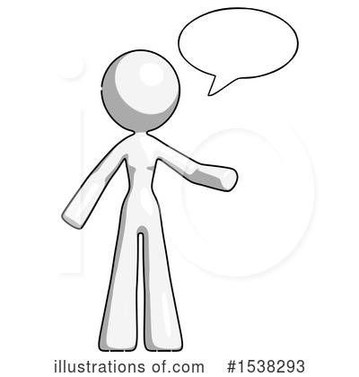 Royalty-Free (RF) White Design Mascot Clipart Illustration by Leo Blanchette - Stock Sample #1538293