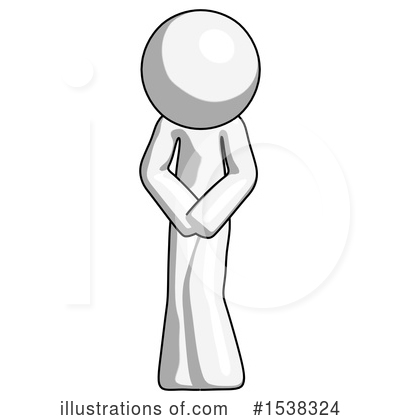Royalty-Free (RF) White Design Mascot Clipart Illustration by Leo Blanchette - Stock Sample #1538324
