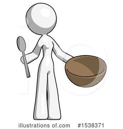 Royalty-Free (RF) White Design Mascot Clipart Illustration by Leo Blanchette - Stock Sample #1538371