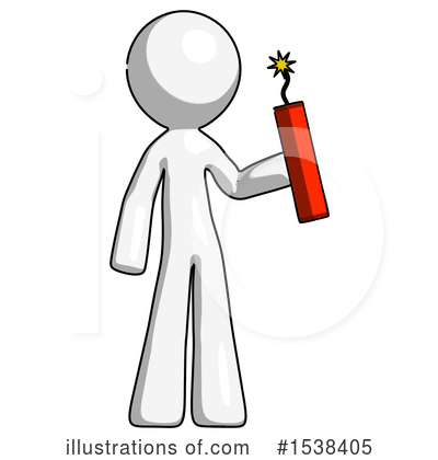 Royalty-Free (RF) White Design Mascot Clipart Illustration by Leo Blanchette - Stock Sample #1538405