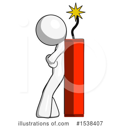 Royalty-Free (RF) White Design Mascot Clipart Illustration by Leo Blanchette - Stock Sample #1538407