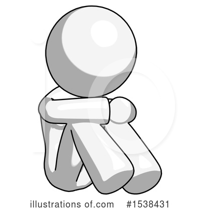 Royalty-Free (RF) White Design Mascot Clipart Illustration by Leo Blanchette - Stock Sample #1538431
