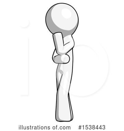 Royalty-Free (RF) White Design Mascot Clipart Illustration by Leo Blanchette - Stock Sample #1538443