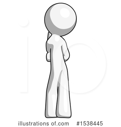 Royalty-Free (RF) White Design Mascot Clipart Illustration by Leo Blanchette - Stock Sample #1538445