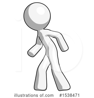 Royalty-Free (RF) White Design Mascot Clipart Illustration by Leo Blanchette - Stock Sample #1538471