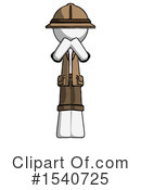 White Design Mascot Clipart #1540725 by Leo Blanchette