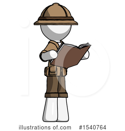 Royalty-Free (RF) White Design Mascot Clipart Illustration by Leo Blanchette - Stock Sample #1540764
