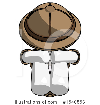 Royalty-Free (RF) White Design Mascot Clipart Illustration by Leo Blanchette - Stock Sample #1540856