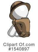 White Design Mascot Clipart #1540897 by Leo Blanchette