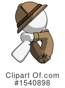 White Design Mascot Clipart #1540898 by Leo Blanchette