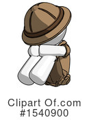 White Design Mascot Clipart #1540900 by Leo Blanchette