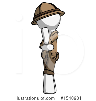 Royalty-Free (RF) White Design Mascot Clipart Illustration by Leo Blanchette - Stock Sample #1540901