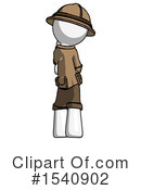 White Design Mascot Clipart #1540902 by Leo Blanchette