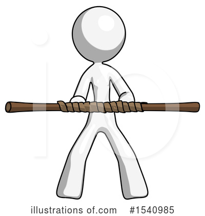 Royalty-Free (RF) White Design Mascot Clipart Illustration by Leo Blanchette - Stock Sample #1540985
