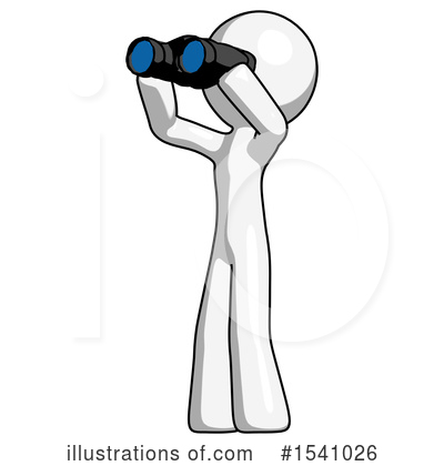 Royalty-Free (RF) White Design Mascot Clipart Illustration by Leo Blanchette - Stock Sample #1541026