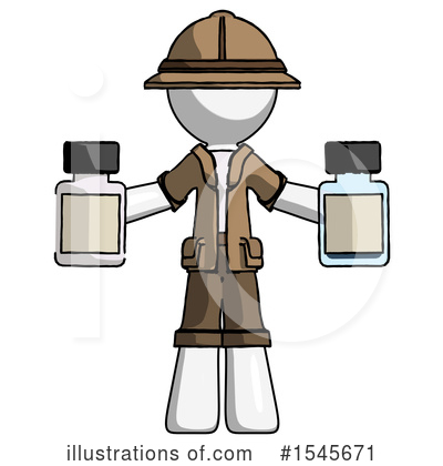Royalty-Free (RF) White Design Mascot Clipart Illustration by Leo Blanchette - Stock Sample #1545671