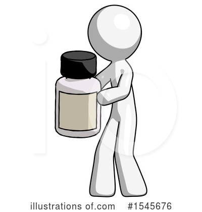 Royalty-Free (RF) White Design Mascot Clipart Illustration by Leo Blanchette - Stock Sample #1545676
