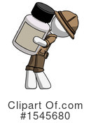 White Design Mascot Clipart #1545680 by Leo Blanchette