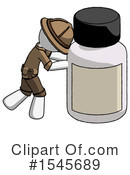 White Design Mascot Clipart #1545689 by Leo Blanchette