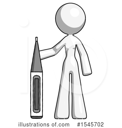 Royalty-Free (RF) White Design Mascot Clipart Illustration by Leo Blanchette - Stock Sample #1545702