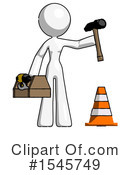 White Design Mascot Clipart #1545749 by Leo Blanchette