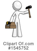 White Design Mascot Clipart #1545752 by Leo Blanchette