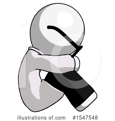 Royalty-Free (RF) White Design Mascot Clipart Illustration by Leo Blanchette - Stock Sample #1547548
