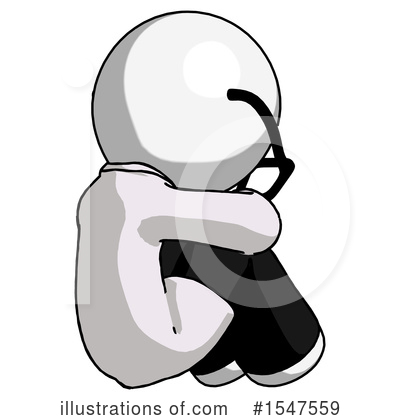 Royalty-Free (RF) White Design Mascot Clipart Illustration by Leo Blanchette - Stock Sample #1547559