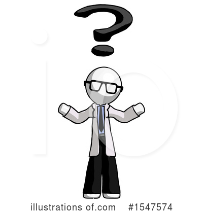 Royalty-Free (RF) White Design Mascot Clipart Illustration by Leo Blanchette - Stock Sample #1547574