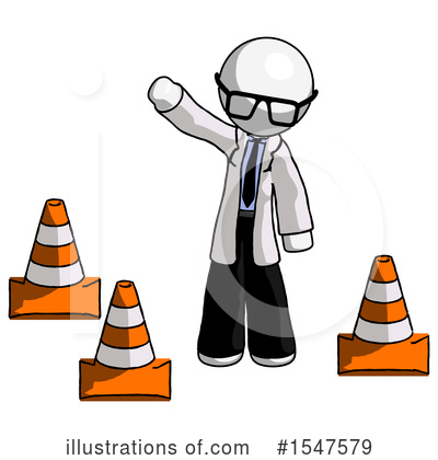 Royalty-Free (RF) White Design Mascot Clipart Illustration by Leo Blanchette - Stock Sample #1547579