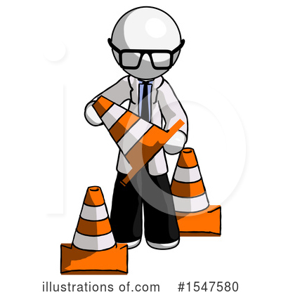 Royalty-Free (RF) White Design Mascot Clipart Illustration by Leo Blanchette - Stock Sample #1547580