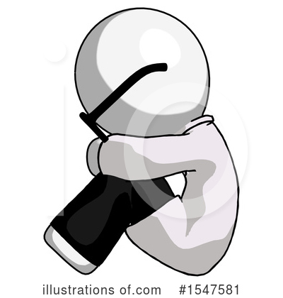 Royalty-Free (RF) White Design Mascot Clipart Illustration by Leo Blanchette - Stock Sample #1547581