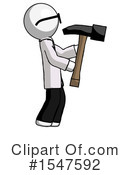 White Design Mascot Clipart #1547592 by Leo Blanchette