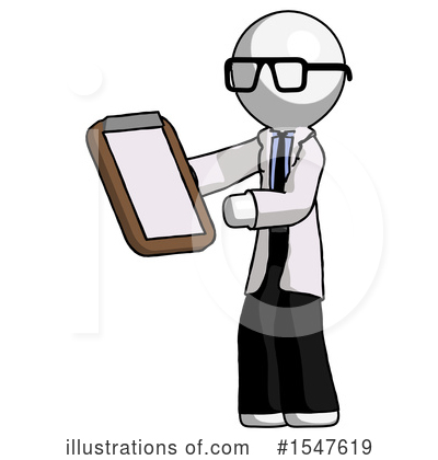 Royalty-Free (RF) White Design Mascot Clipart Illustration by Leo Blanchette - Stock Sample #1547619