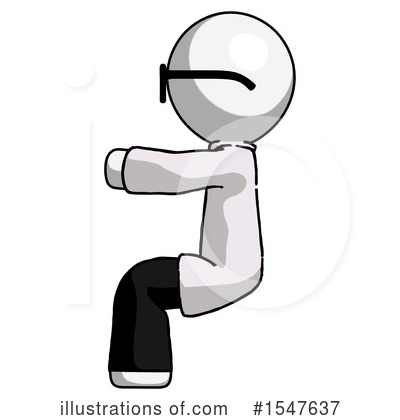 Royalty-Free (RF) White Design Mascot Clipart Illustration by Leo Blanchette - Stock Sample #1547637