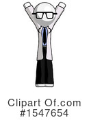 White Design Mascot Clipart #1547654 by Leo Blanchette