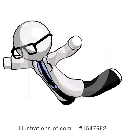 Royalty-Free (RF) White Design Mascot Clipart Illustration by Leo Blanchette - Stock Sample #1547662