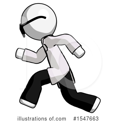 Royalty-Free (RF) White Design Mascot Clipart Illustration by Leo Blanchette - Stock Sample #1547663