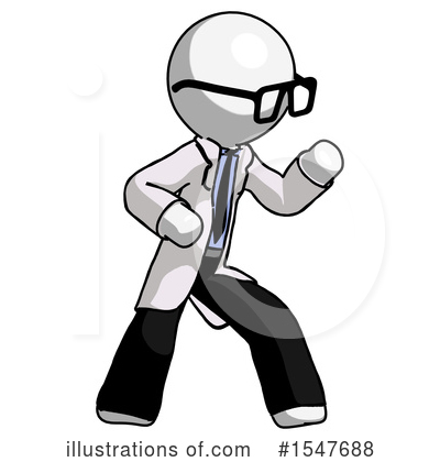 Royalty-Free (RF) White Design Mascot Clipart Illustration by Leo Blanchette - Stock Sample #1547688