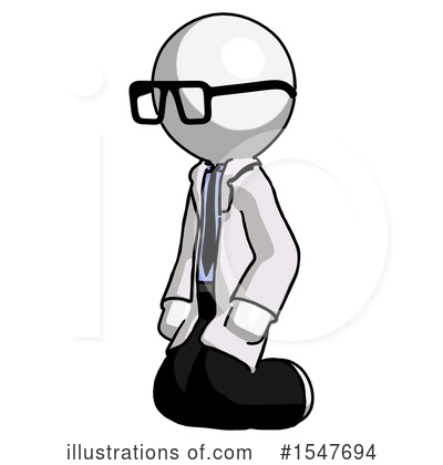Royalty-Free (RF) White Design Mascot Clipart Illustration by Leo Blanchette - Stock Sample #1547694