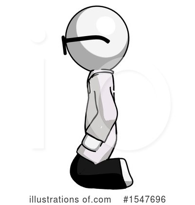 Royalty-Free (RF) White Design Mascot Clipart Illustration by Leo Blanchette - Stock Sample #1547696
