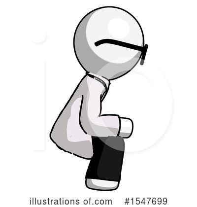 Royalty-Free (RF) White Design Mascot Clipart Illustration by Leo Blanchette - Stock Sample #1547699