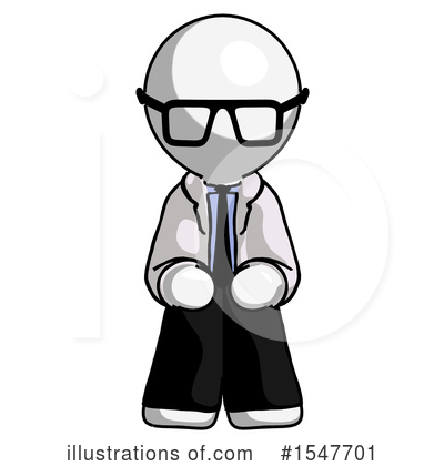 Royalty-Free (RF) White Design Mascot Clipart Illustration by Leo Blanchette - Stock Sample #1547701