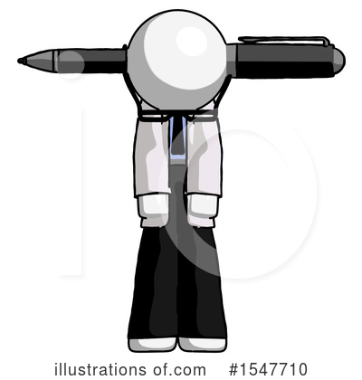 Royalty-Free (RF) White Design Mascot Clipart Illustration by Leo Blanchette - Stock Sample #1547710