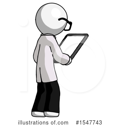 Royalty-Free (RF) White Design Mascot Clipart Illustration by Leo Blanchette - Stock Sample #1547743
