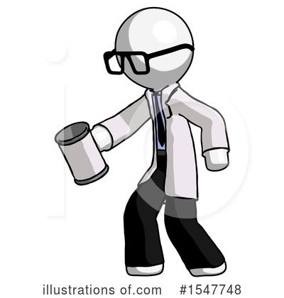 Royalty-Free (RF) White Design Mascot Clipart Illustration by Leo Blanchette - Stock Sample #1547748