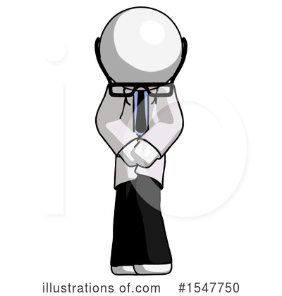 Royalty-Free (RF) White Design Mascot Clipart Illustration by Leo Blanchette - Stock Sample #1547750