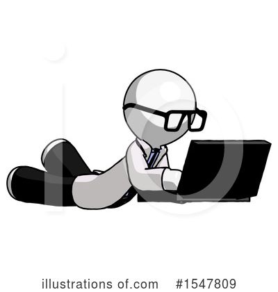 Royalty-Free (RF) White Design Mascot Clipart Illustration by Leo Blanchette - Stock Sample #1547809