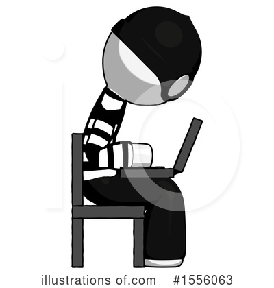Royalty-Free (RF) White Design Mascot Clipart Illustration by Leo Blanchette - Stock Sample #1556063